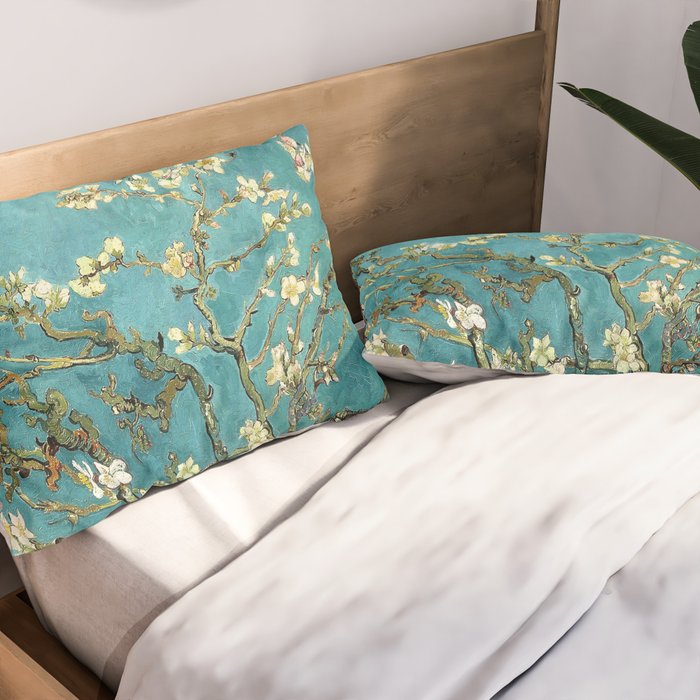HD Vincent Van Gogh Almond Blossoms Pillow Sham Gallery Image 2