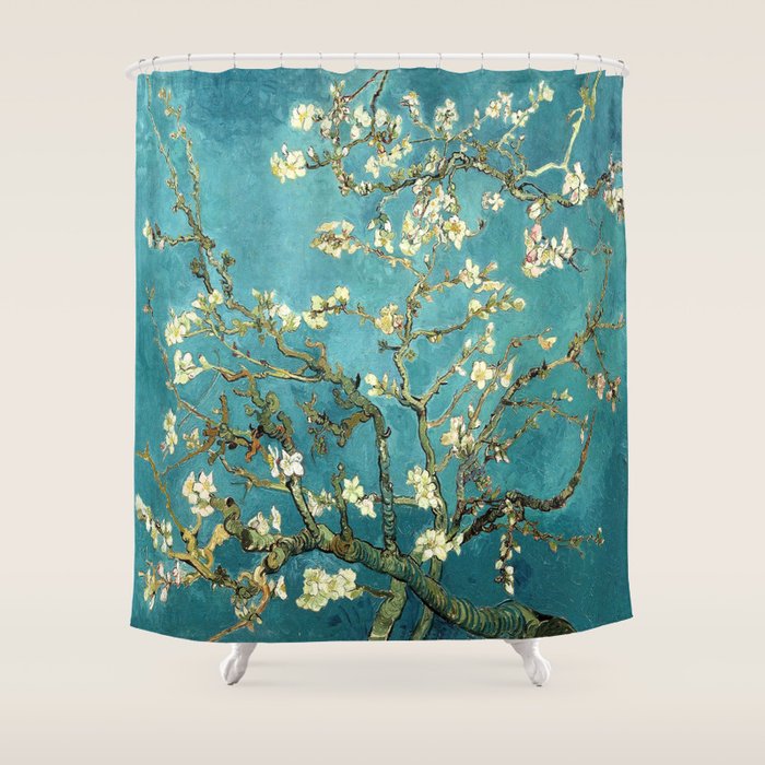 HD Vincent Van Gogh Almond Blossoms Shower Curtain Gallery Image 1