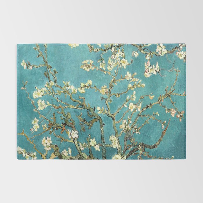 HD Vincent Van Gogh Almond Blossoms Rug Gallery Image 2