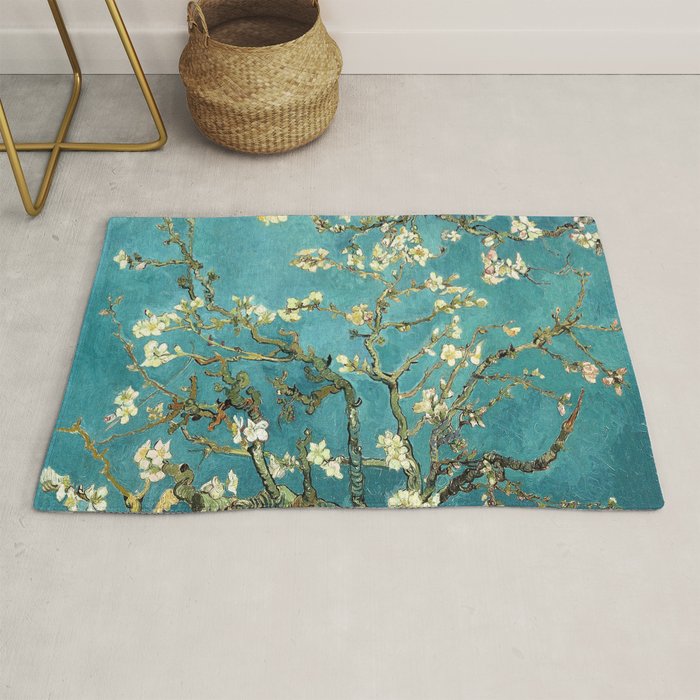 HD Vincent Van Gogh Almond Blossoms Rug Gallery Image 1