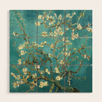 HD Vincent Van Gogh Almond Blossoms Wood Wall Art Gallery Image 1