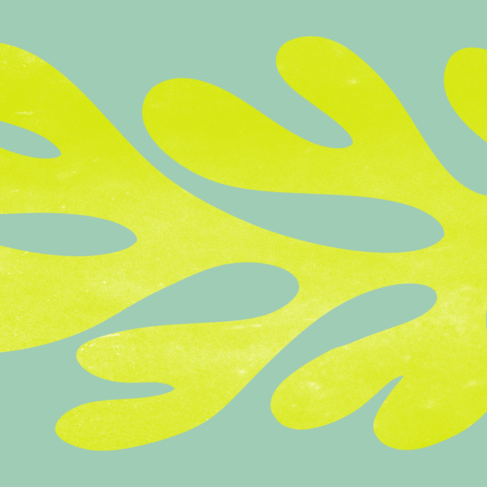 Lime & Sea Green: Matisse Paper Cutouts 06 Coffee Mug Gallery Image 2
