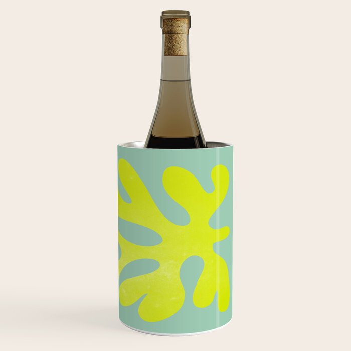 Lime & Sea Green: Matisse Paper Cutouts 06 Wine Chiller Gallery Image 3