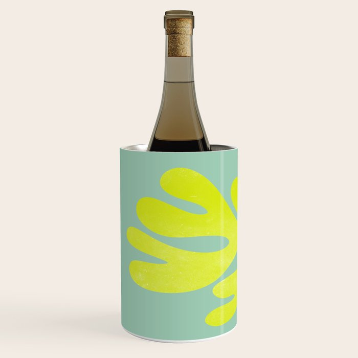 Lime & Sea Green: Matisse Paper Cutouts 06 Wine Chiller Gallery Image 2