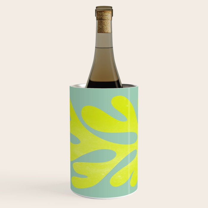 Lime & Sea Green: Matisse Paper Cutouts 06 Wine Chiller Gallery Image 1
