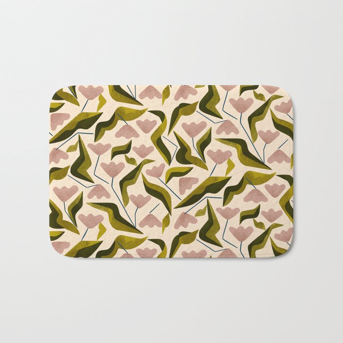 Funky Tulips Bath Mat Gallery Image 1