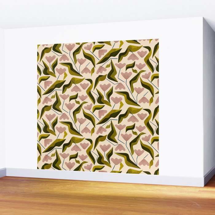 Funky Tulips Wall Mural Gallery Image 2