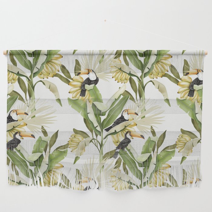 Toucans in Banana Plantation N Wall Hanging Gallery Image 1