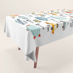Beep Beep Alphabet Tablecloth Gallery Image 1