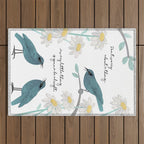 Three Little Birds (Parts 1 and 2) Outdoor Rug Gallery Image 1