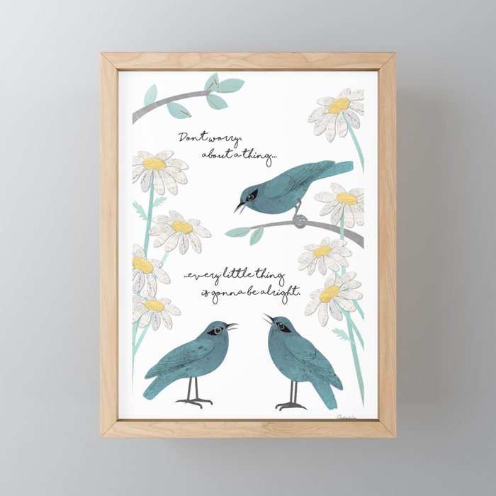 Three Little Birds (Parts 1 and 2) Mini Art Print Gallery Image 1