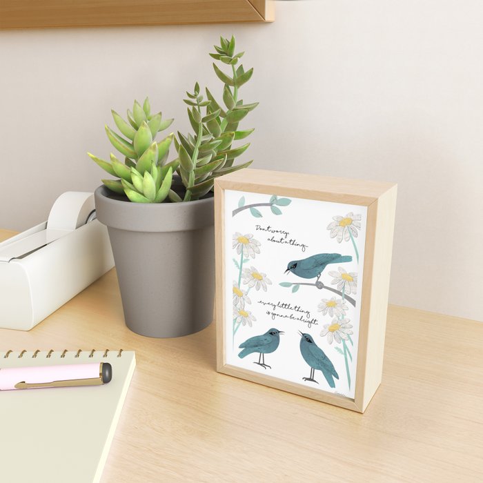Three Little Birds (Parts 1 and 2) Mini Art Print Gallery Image 2