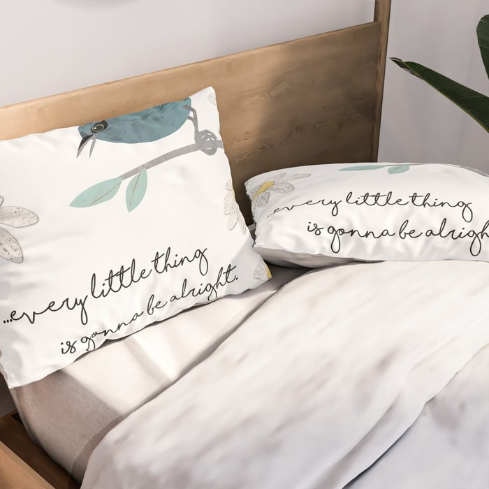 Three Little Birds (Parts 1 and 2) Pillow Sham Gallery Image 2
