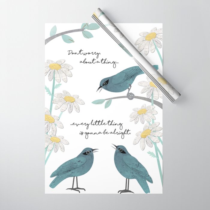Three Little Birds (Parts 1 and 2) Wrapping Paper Gallery Image 1