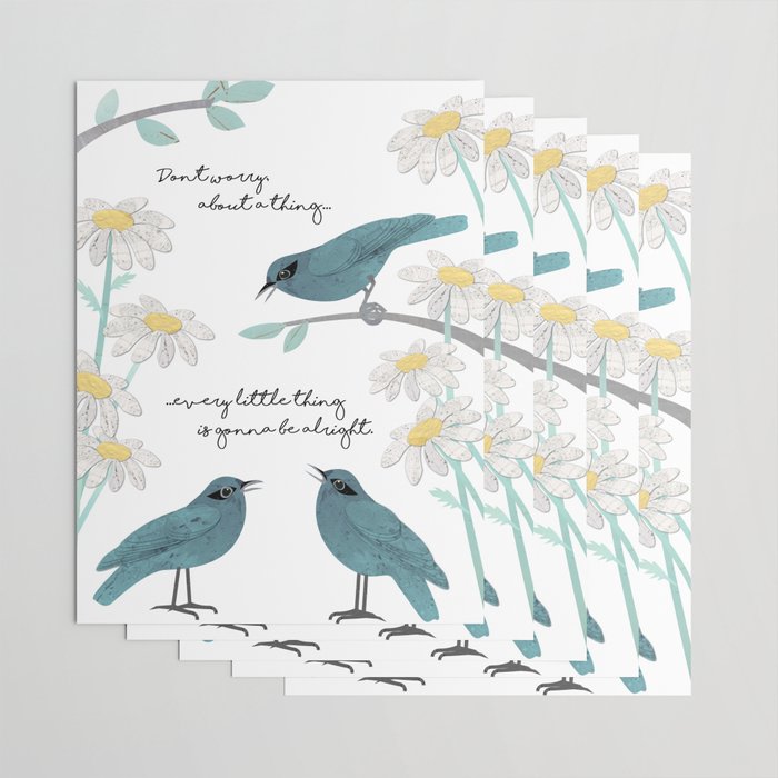 Three Little Birds (Parts 1 and 2) Wrapping Paper Gallery Image 3
