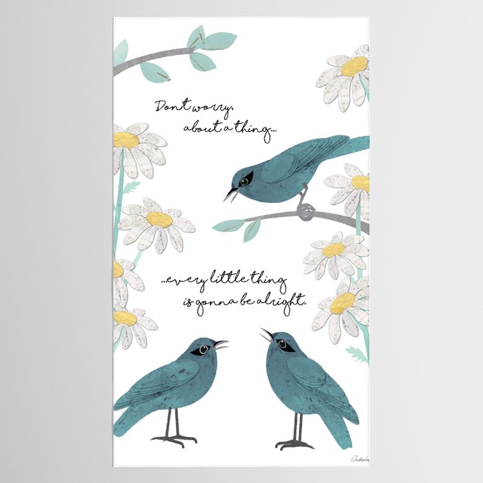 Three Little Birds (Parts 1 and 2) Tablecloth Gallery Image 2