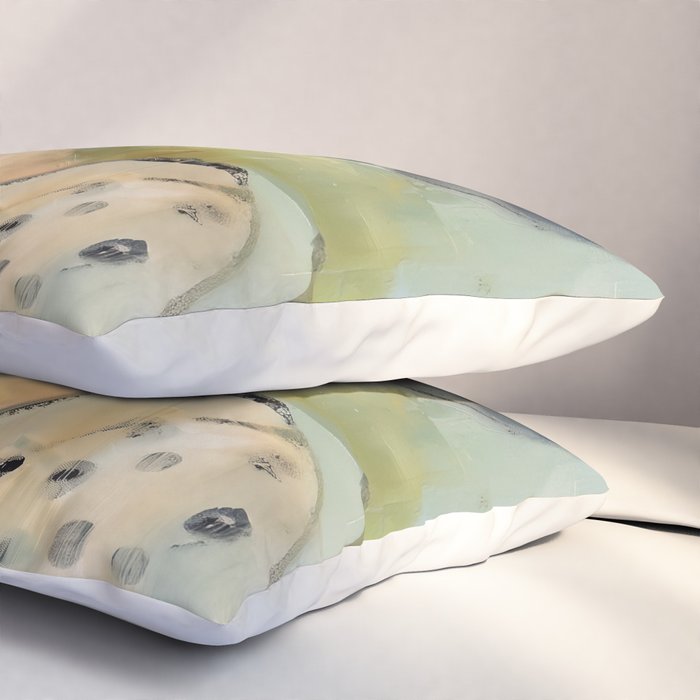 Elegant Lady in Wide Hat Pillow Sham Gallery Image 3