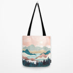 Lake Sunrise II Tote Bag Gallery Image 2