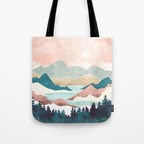 Lake Sunrise II Tote Bag Gallery Image 1