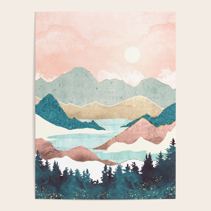 Lake Sunrise II Poster Gallery Image 4