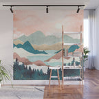 Lake Sunrise II Wall Mural Gallery Image 1