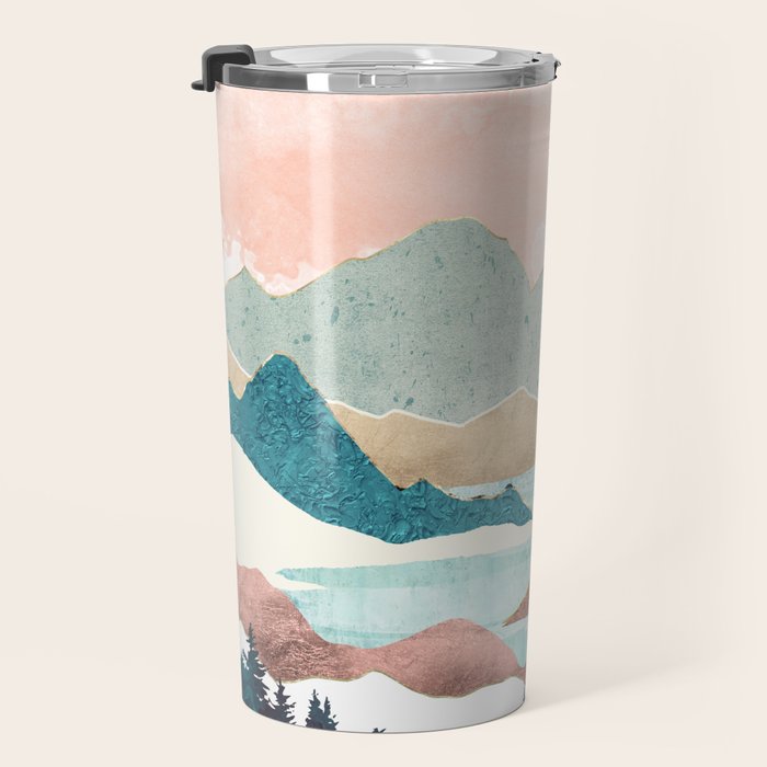 Lake Sunrise II Travel Mug Gallery Image 3