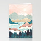 Lake Sunrise II Stationery Card Gallery Image 2
