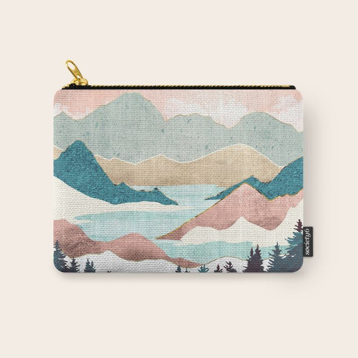 Lake Sunrise II Carry All Pouch Gallery Image 1