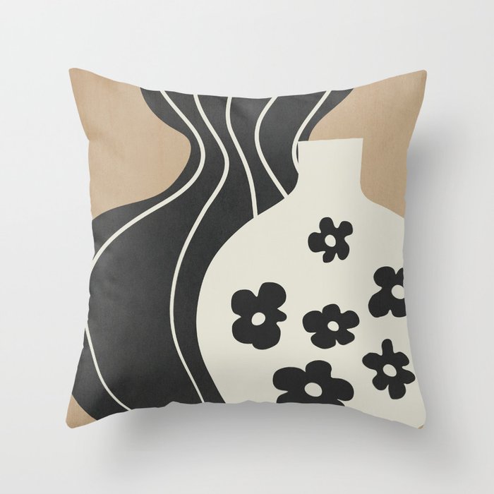 Abstract Elegance 6 Throw Pillow Gallery Image 6