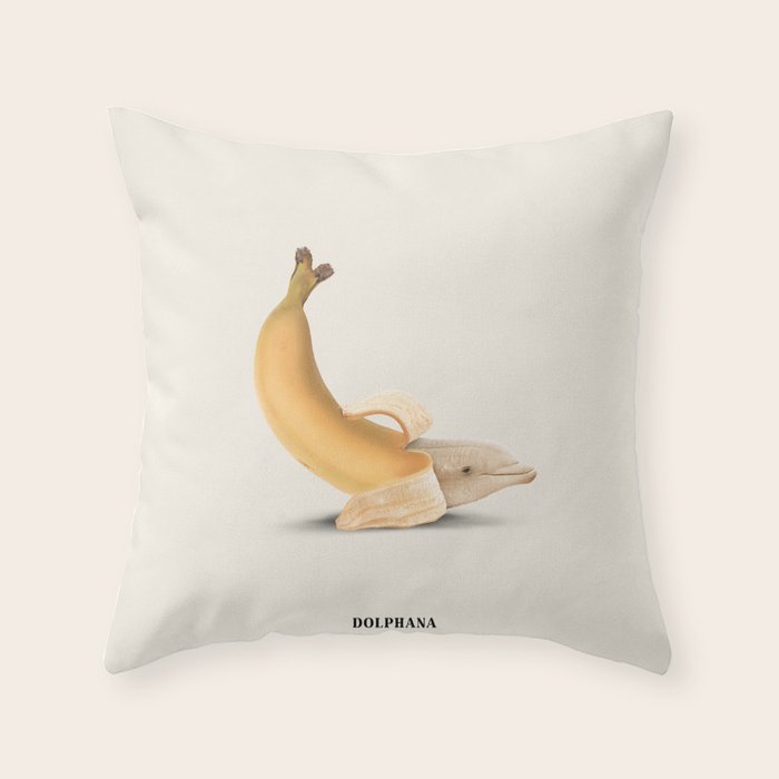 Dolphana Throw Pillow Gallery Image 1