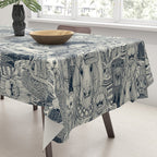 cryptid crowd indigo pearl Tablecloth Gallery Image 3