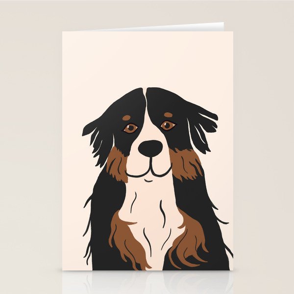 Oh my Bernese mountain dog Stationery Card Gallery Image 1