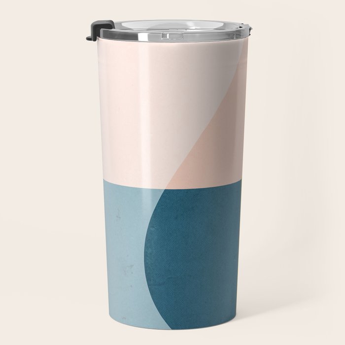 Geometric raindrop Travel Mug Gallery Image 3