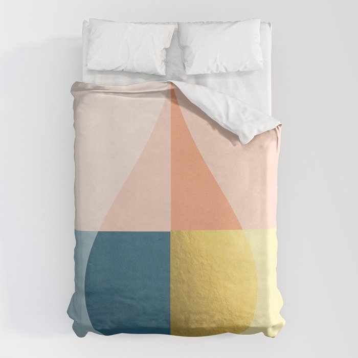 Geometric raindrop Duvet Cover Gallery Image 6