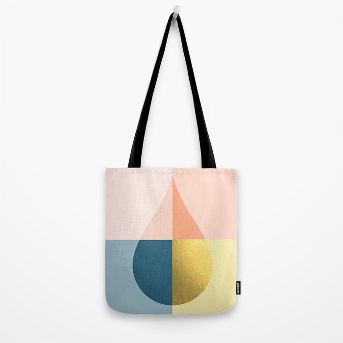Geometric raindrop Tote Bag Gallery Image 2