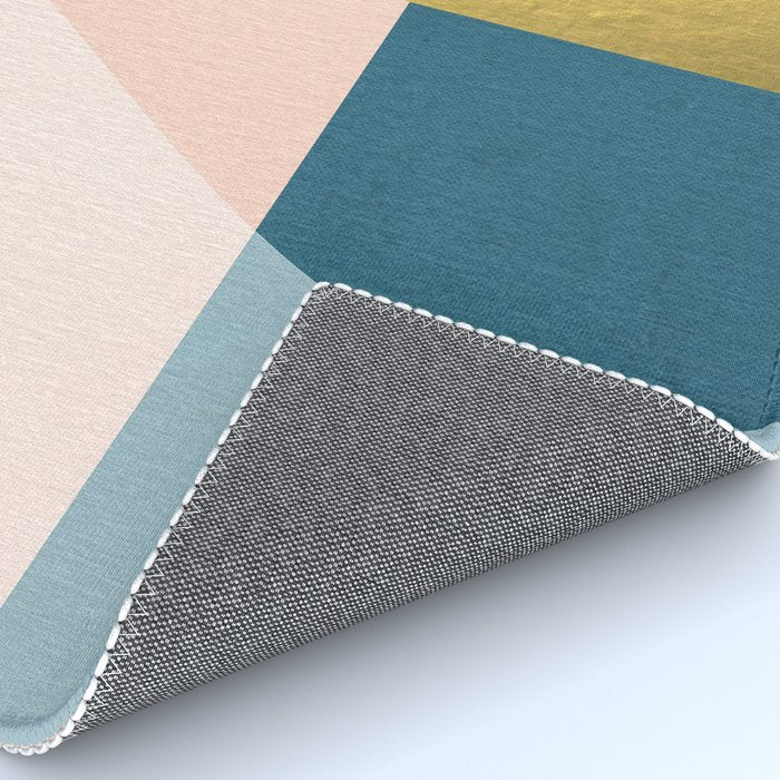 Geometric raindrop Rug Gallery Image 4