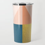 Geometric raindrop Travel Mug Gallery Image 1