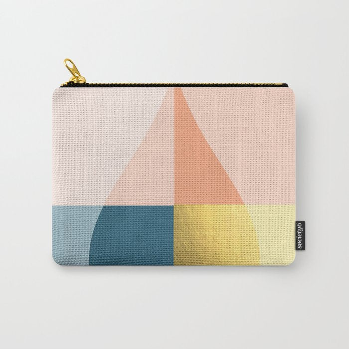 Geometric raindrop Carry All Pouch Gallery Image 1