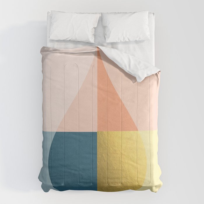 Geometric raindrop Comforter Gallery Image 6