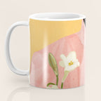Girl Holding Flowers 2 Coffee Mug Gallery Image 3