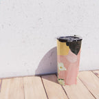 Girl Holding Flowers 2 Travel Mug Gallery Image 4