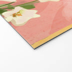 Girl Holding Flowers 2 Welcome Mat Gallery Image 2