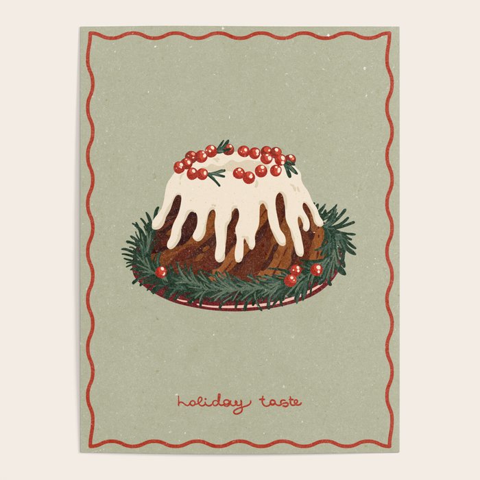 Christmas cake. Holiday Taste Poster Gallery Image 1