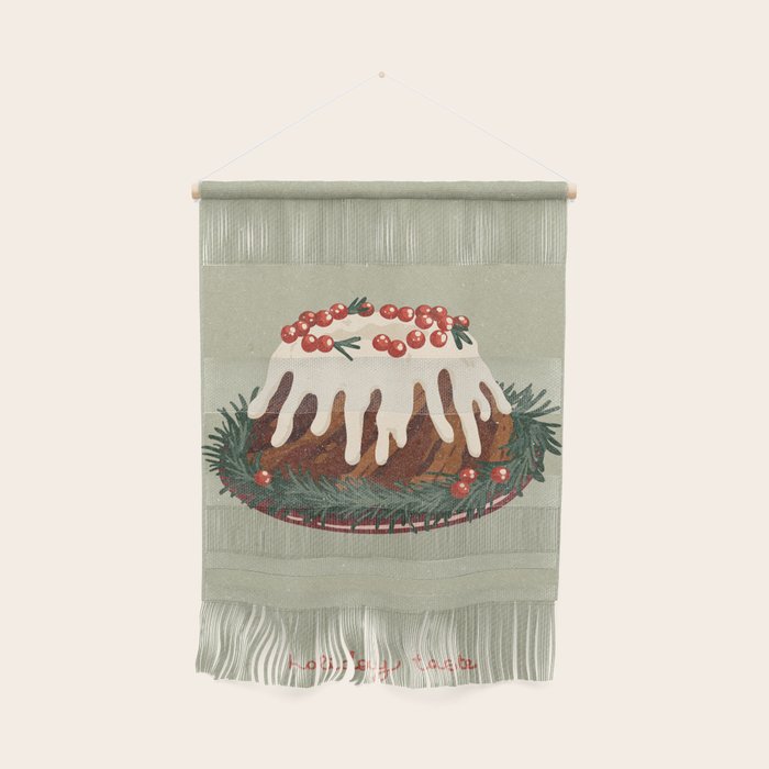 Christmas cake. Holiday Taste Wall Hanging Gallery Image 1