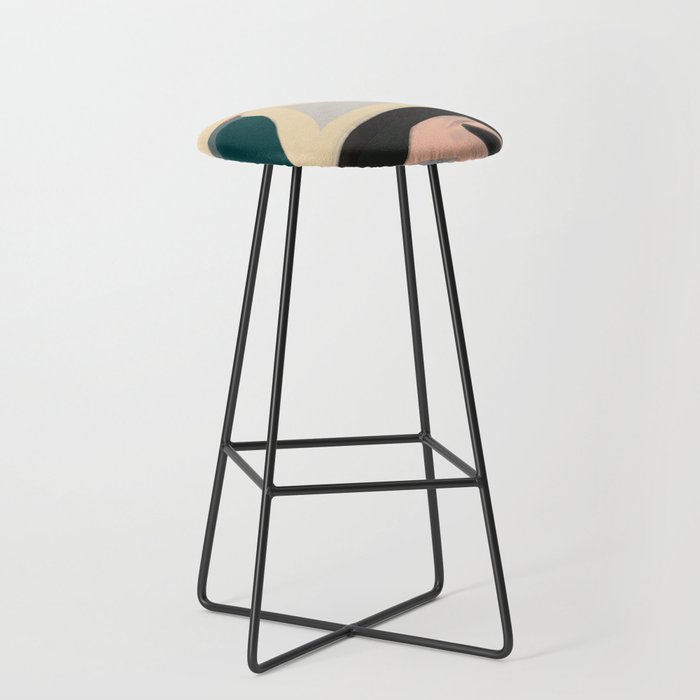 Modern Abstract Art 151 Stool Gallery Image 1