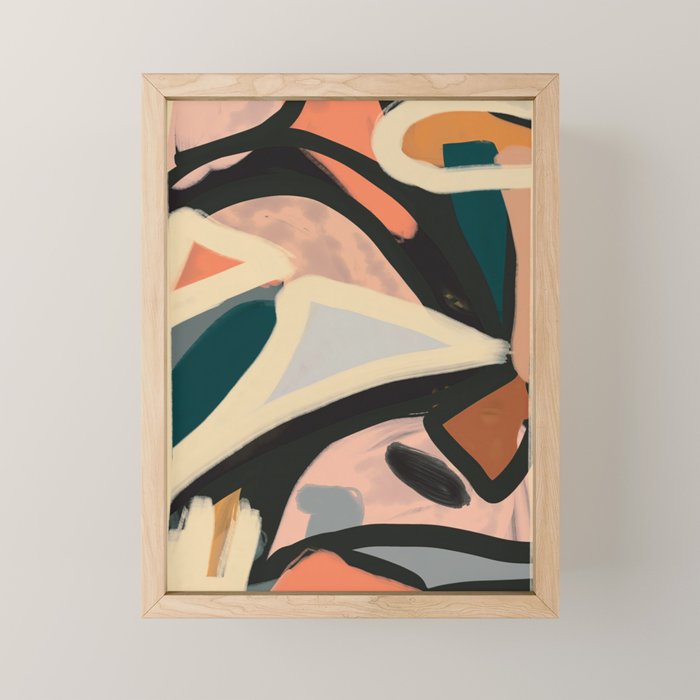 Modern Abstract Art 151 Mini Art Print Gallery Image 1