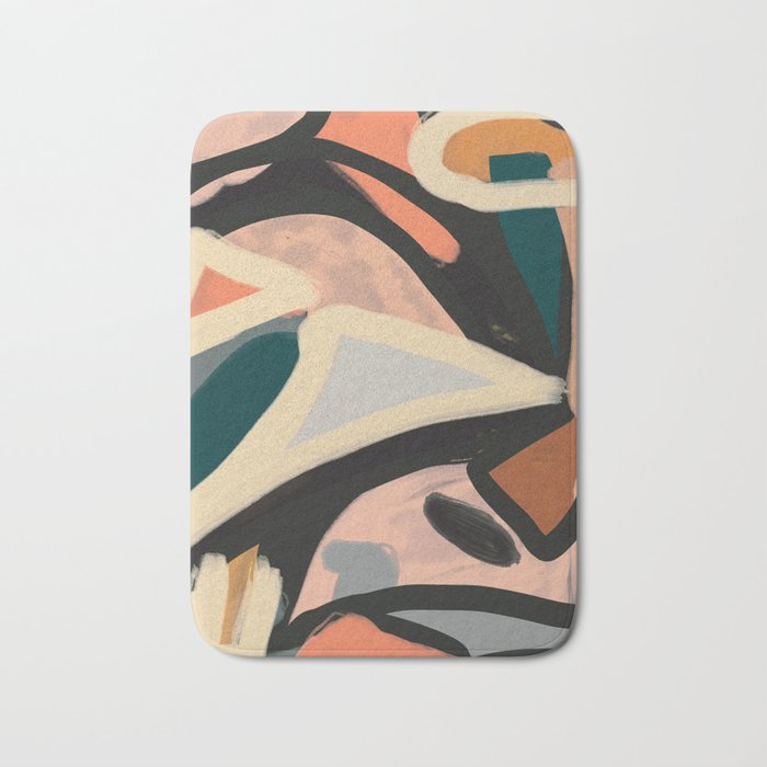 Modern Abstract Art 151 Bath Mat Gallery Image 1