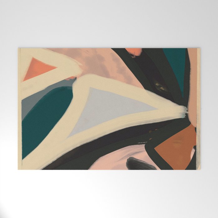 Modern Abstract Art 151 Welcome Mat Gallery Image 1