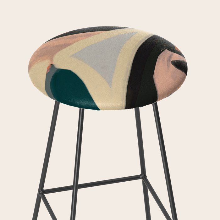 Modern Abstract Art 151 Stool Gallery Image 2