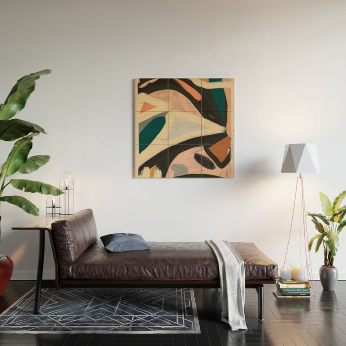 Modern Abstract Art 151 Wood Wall Art Gallery Image 2